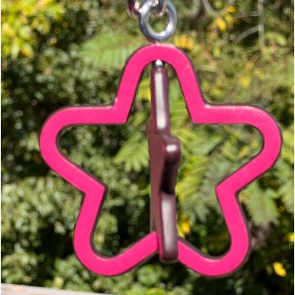 Coach Spinning Star Bag Key Ring Charm - Picture 4 of 13